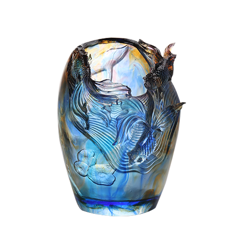 گلدان شیشه ای: تزئینات گلدار اتاق نشیمن مجلل و شیک جا گل نگهدارنده هنری شیشه ای کریستالی تزئینی تزئینی میز ناهارخوری خانه “افزودن گل به پارچه ابریشمی”