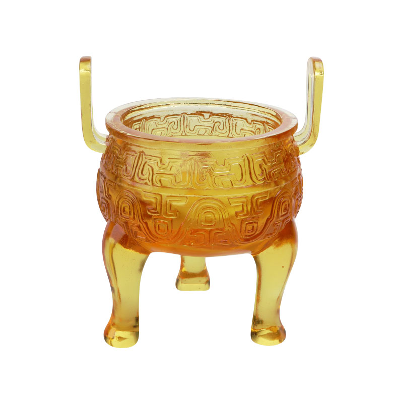 تزیینات سه پایه لعاب طلایی رنگ