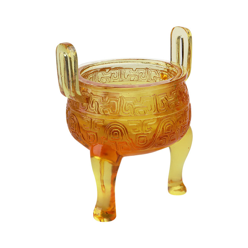 تزیینات سه پایه لعاب طلایی رنگ