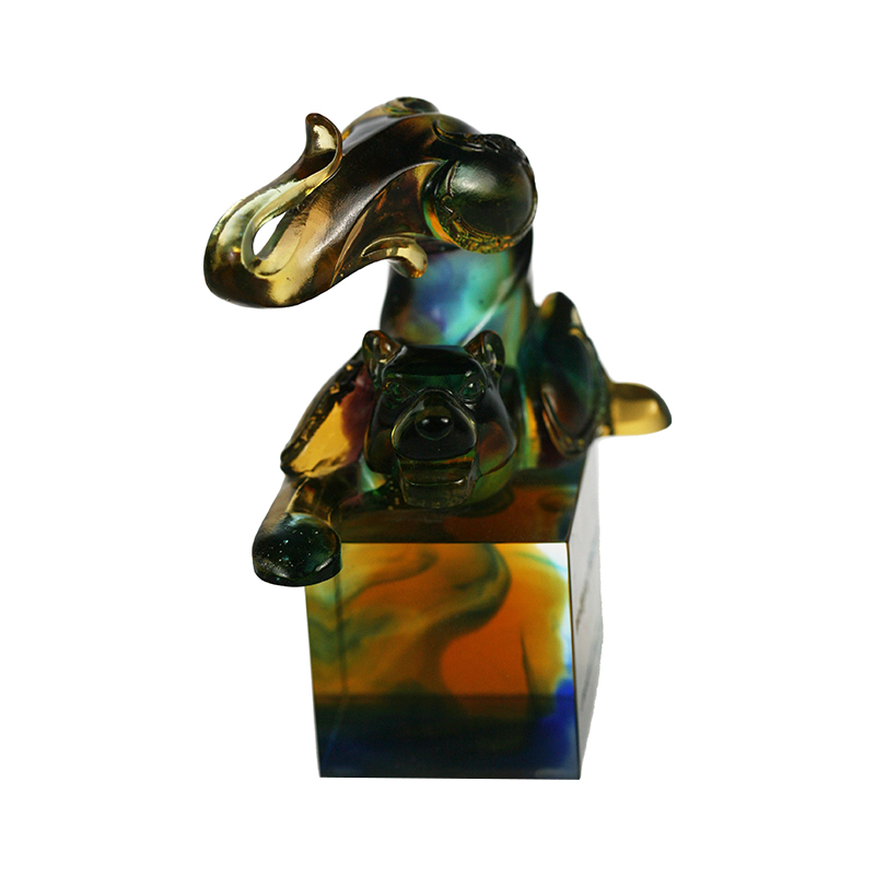 مهر و موم کریستالی شیشه ببر