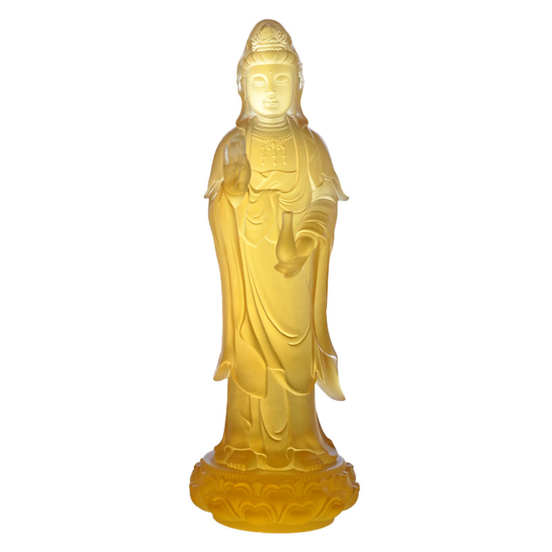 مجسمه شیشه ای Guanyin Bodhisattva