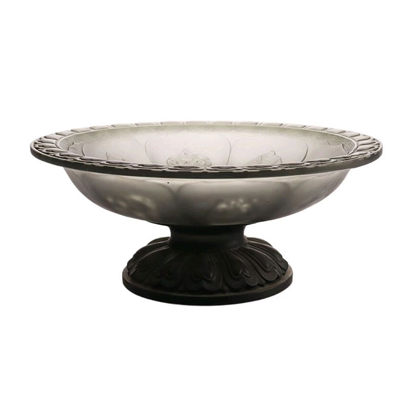 ظرف میوه لعاب خاکستری رنگ