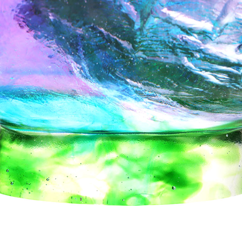 میوه خوری کریستال گلاس با تزیین پرنده