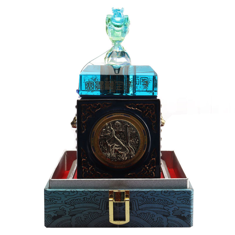 زیور آلات تزئینی درب بطری گوزن آبی ظروف شیشه ای بطری شراب