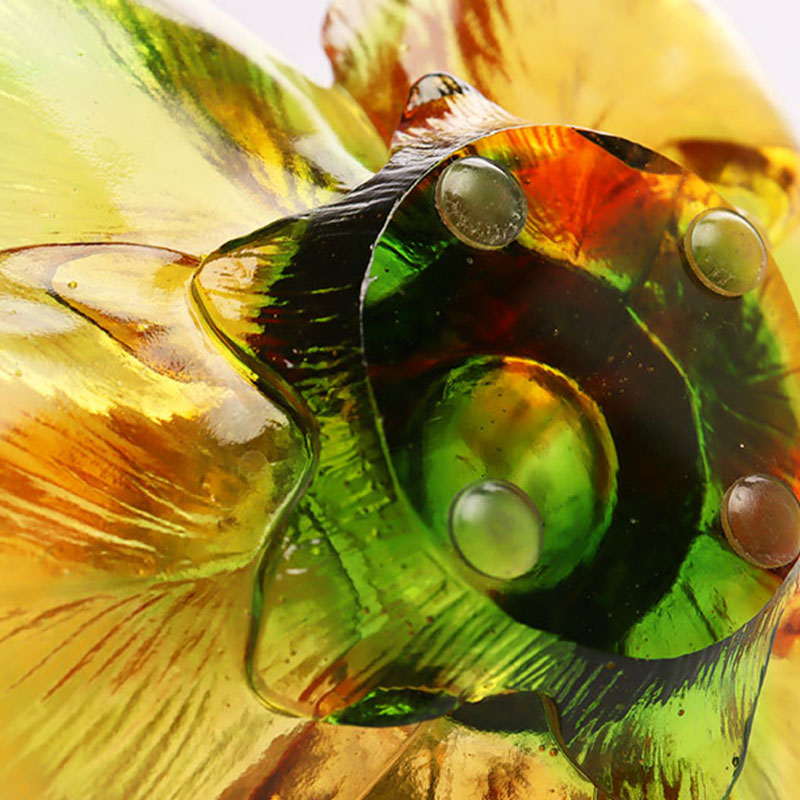 شمع گیر شیشه ای گلبرگ