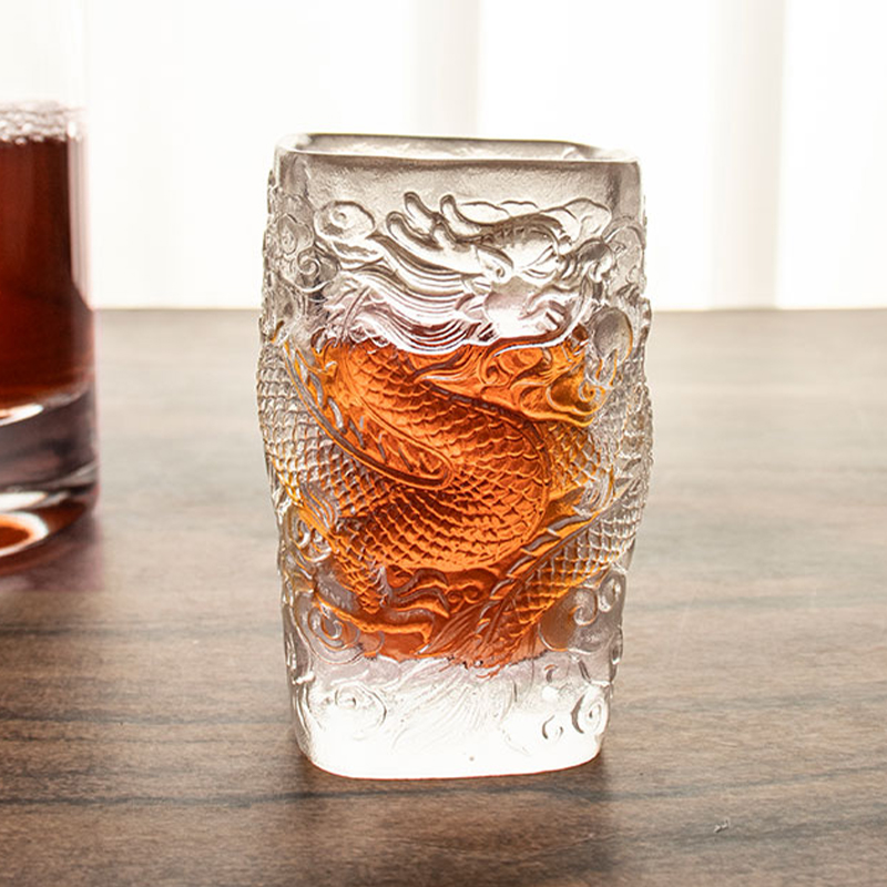 فنجان چای لیوان شراب عتیقه اژدها