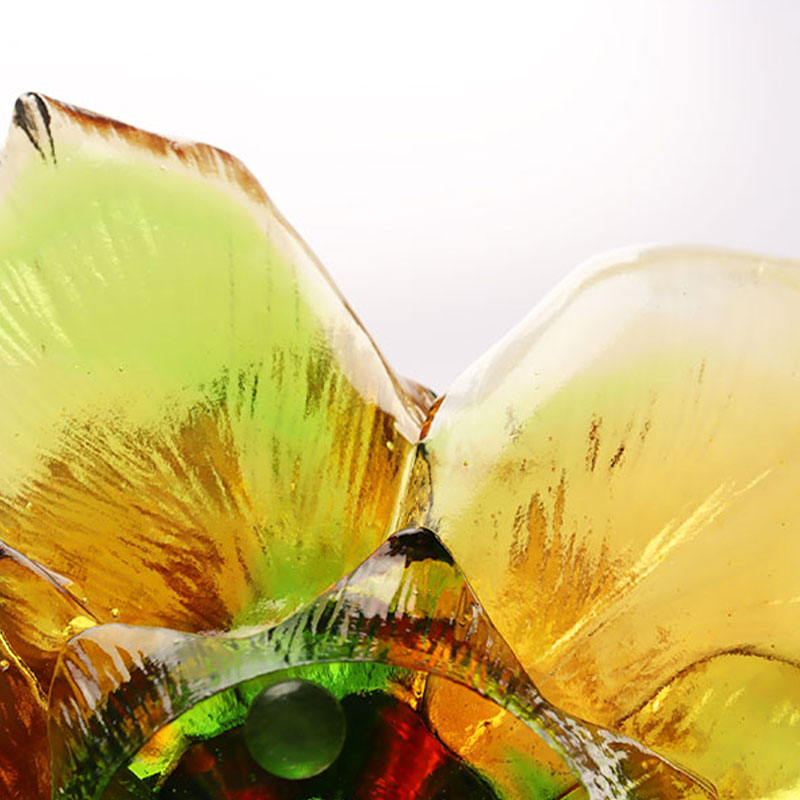 شمع گیر شیشه ای گلبرگ