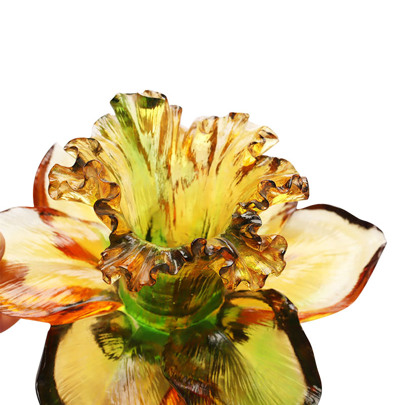 شمع گیر شیشه ای گلبرگ