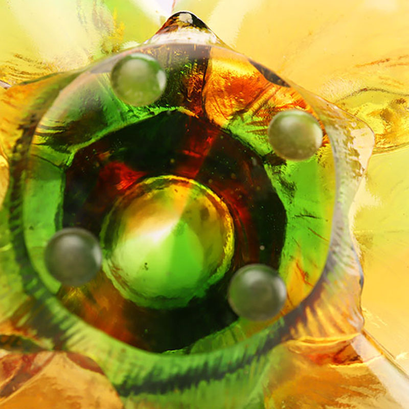 شمع گیر شیشه ای گلبرگ