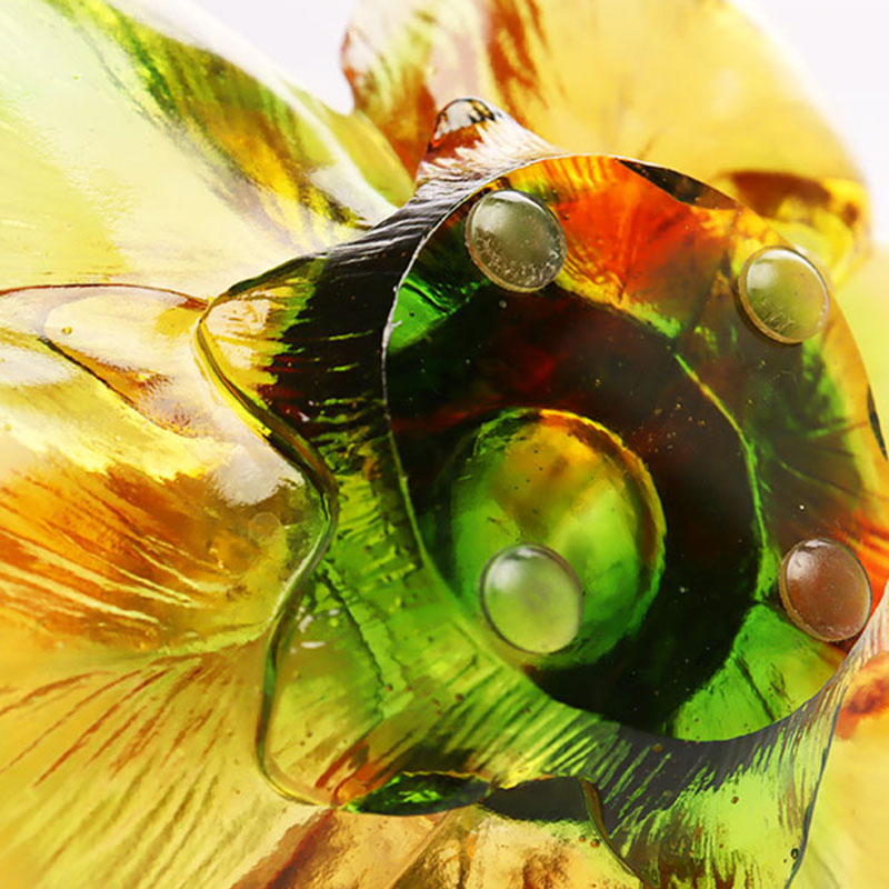 شمع گیر شیشه ای گلبرگ