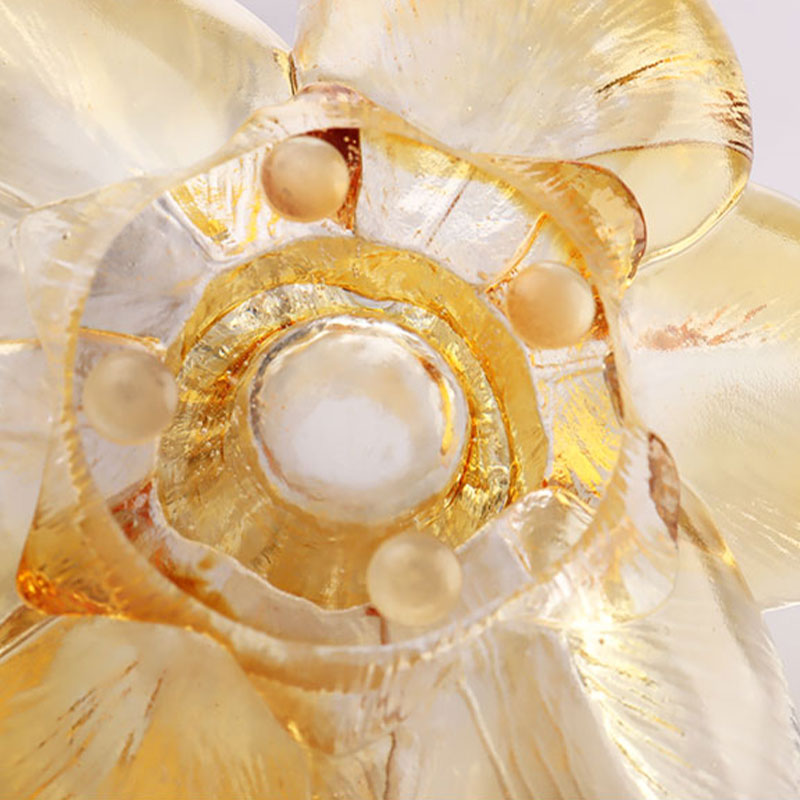 شمع گیر شیشه ای گلبرگ