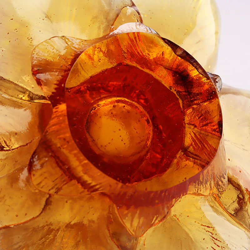 شمع گیر شیشه ای گلبرگ