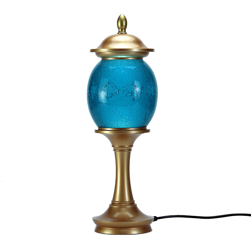 رویال آبی هشت نماد فرخنده بودایی محراب کریستال پیشکش