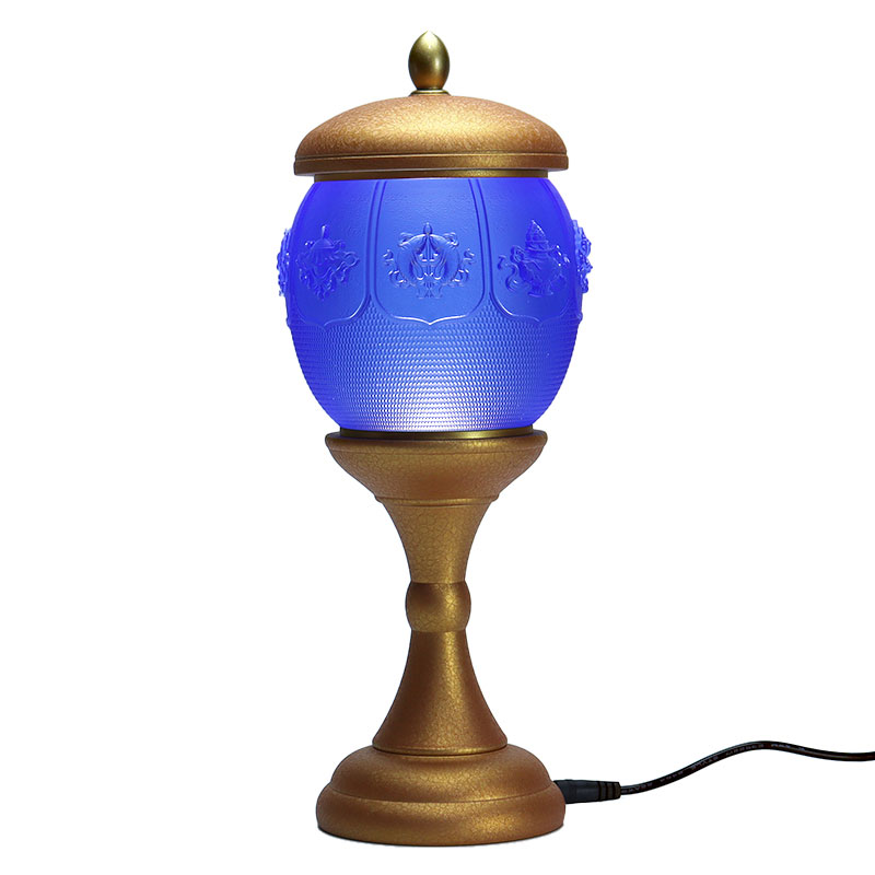 مجموعه پیشنهادات شیشه ای کریستالی بودایی سری هشت گنج نیلوفر آبی