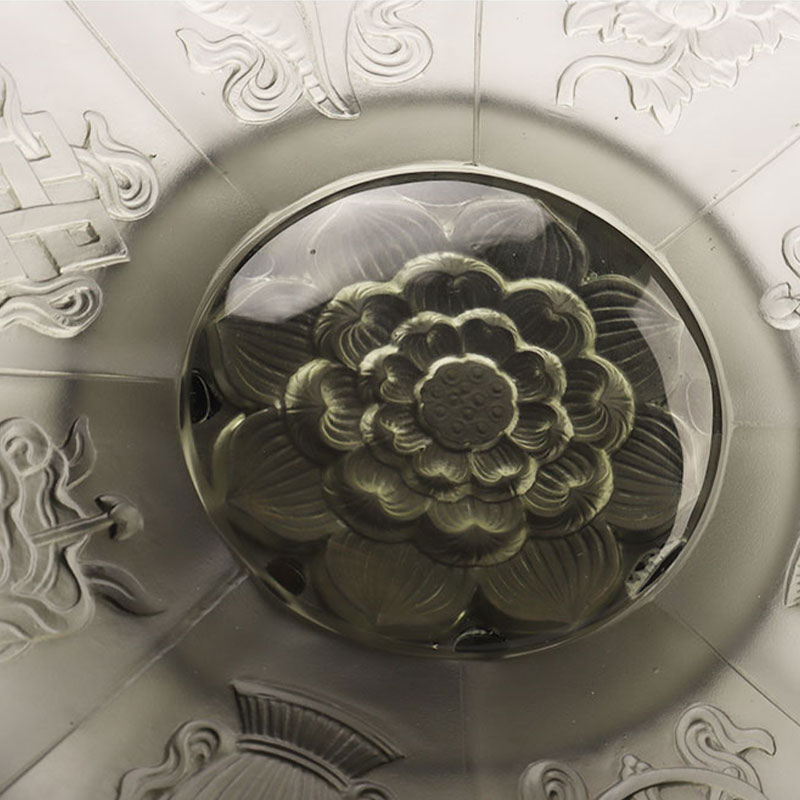 ظرف میوه لعاب خاکستری رنگ