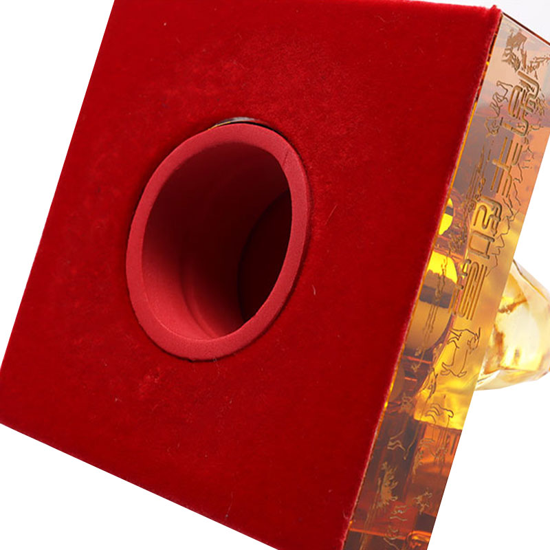 ست بطری شراب درپوش شیشه ای کریستالی به شکل حیوانات زودیاک چینی