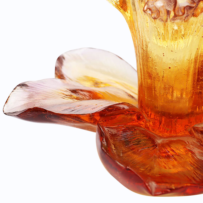 شمع گیر شیشه ای گلبرگ