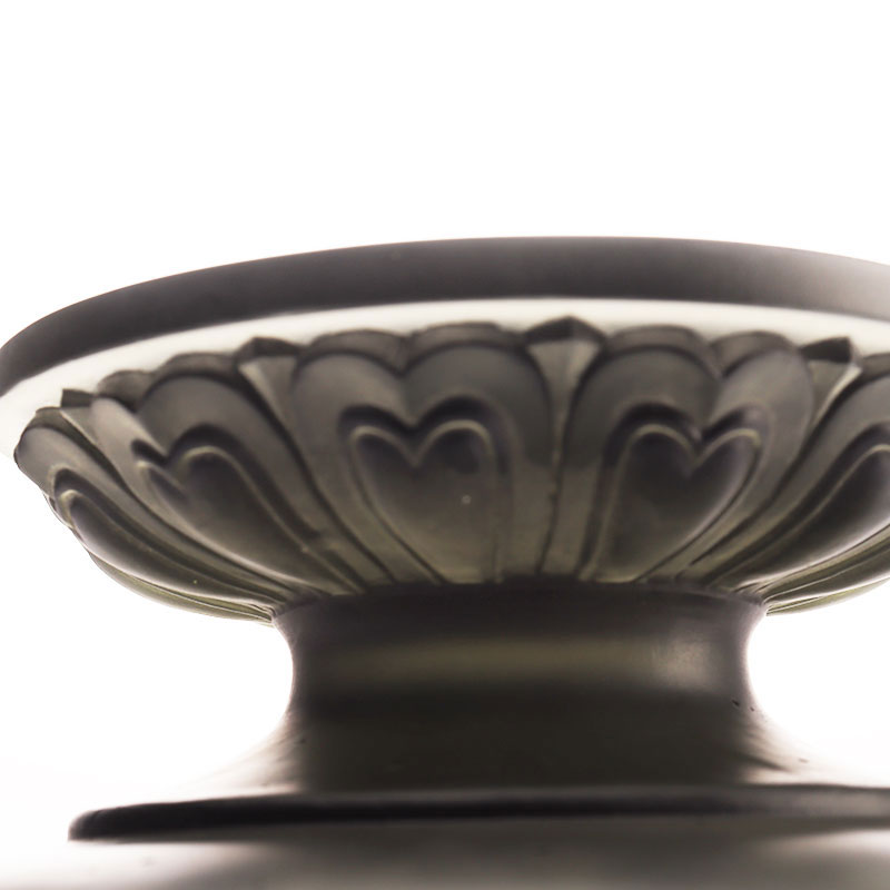 ظرف میوه لعاب خاکستری رنگ