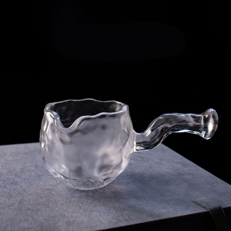 ست چای شیشه ای شفاف با قوری، فنجان چای