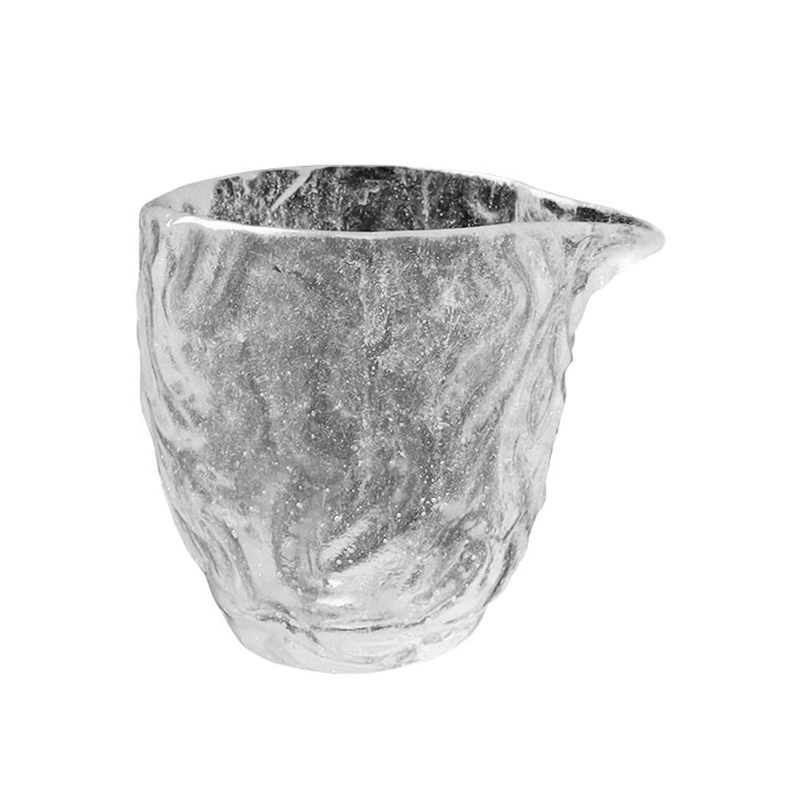 ست لیوان های چای شیشه ای شفاف الگوی حباب دار برای استفاده در جلسات اداری در منزل