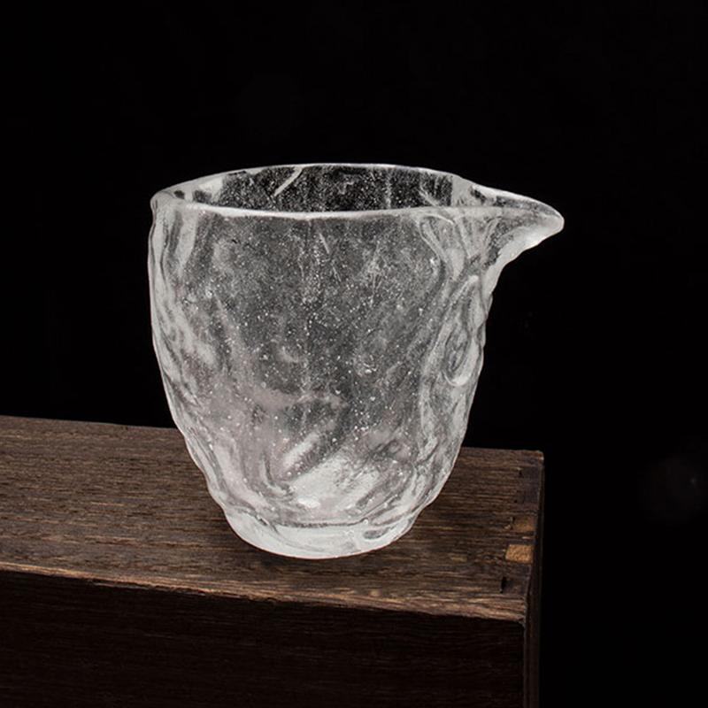 ست لیوان های چای شیشه ای شفاف الگوی حباب دار برای استفاده در جلسات اداری در منزل