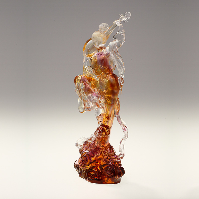 زیورآلات مجسمه های شیشه ای زنانه شیک و برازنده